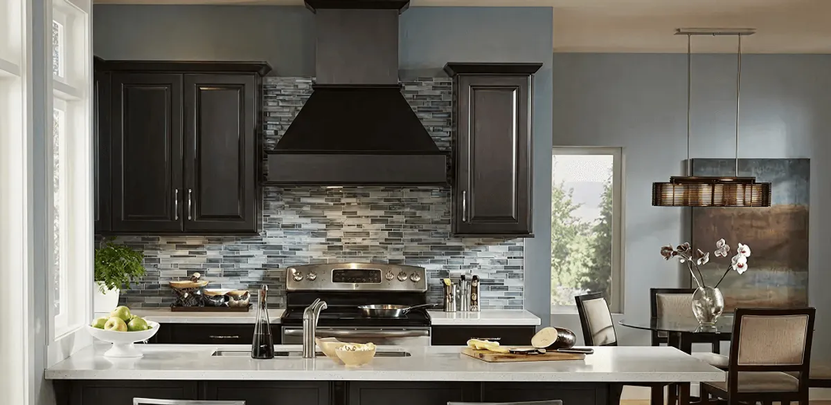 Kitchen cabinet painting and refinishing in a modern kitchen in Sterling Heights, MI